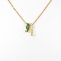 K18YG 2WAY トルマリンネックレス