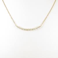 K18YG ダイヤモンドネックレス