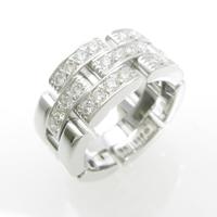 カルティエ マイヨンパンテール ハーフダイヤ リング