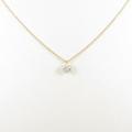 【リメイク】K18YG ダイヤモンドネックレス 0．320ct・G・I1・GOOD5％引き