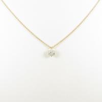 【リメイク】K18YG ダイヤモンドネックレス 0．320ct・G・I1・GOOD5％引き