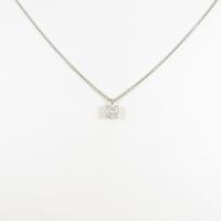 【リメイク】プラチナダイヤモンドネックレス 0．321ct・G・I1・VG