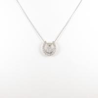 K18WG 2WAY ダイヤモンドネックレス