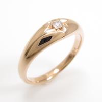 K18PG ダイヤモンドリング