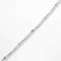 K14WG ダイヤモンドブレスレット20％引き