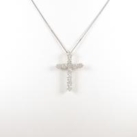 PT クロス ダイヤモンドネックレス