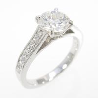 【リメイク】プラチナダイヤモンドリング 1．074ct・F・VS2・3EXT