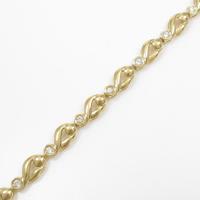 K18YG ダイヤモンドブレスレット