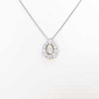 PT／K18YG ダイヤモンドネックレス