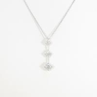 デビアス スリーストーン ダイヤモンドネックレス