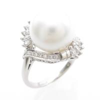 ミキモト シロチョウパールリング