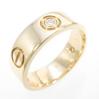 カルティエ ラブリング ハーフダイヤ