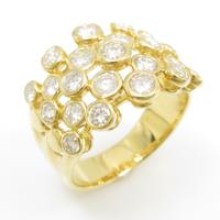 K18YG ダイヤモンドリング