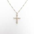 カシケイ クロス ダイヤモンドネックレス