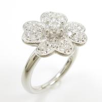 PT フラワー ダイヤモンドリング