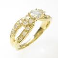 【リメイク】K18YG ダイヤモンドリング 0．321ct・H・SI2・GOOD
