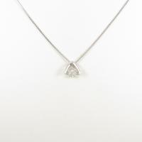 K18WG ダイヤモンドネックレス