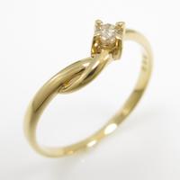 K18YG ダイヤモンドリング