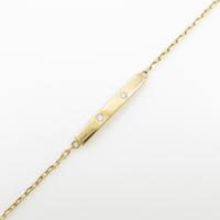 K18YG ダイヤモンドブレスレット