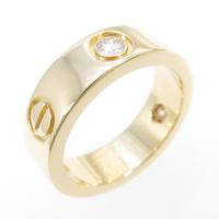 カルティエ ラブリング ハーフダイヤ リング