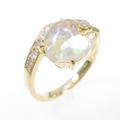 K18YG オパールリング