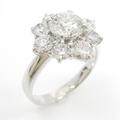 プラチナダイヤモンドリング 1．035ct・F・SI2・EXT