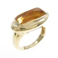 K18YG シトリンリング