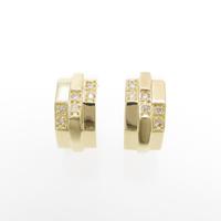 K18YG ダイヤモンドピアス