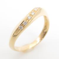 K18YG ダイヤモンドリング