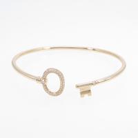 ティファニー キー ワイヤー オーバル バングル