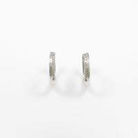 K14WG ダイヤモンドピアス