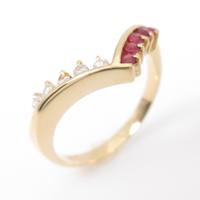 K18YG ルビーリング