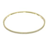 K18YG ダイヤモンドバングル