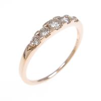 K18PG ダイヤモンドリング