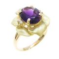 K18YG アメジストリング