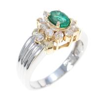 PT／K18YG エメラルドリング