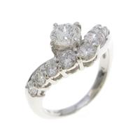 プラチナダイヤモンドリング 0．509ct・H・SI2・GOOD