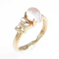 K18YG ムーンストーンリング