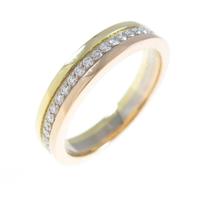 カルティエ スリーゴールド リング