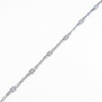 K18WG ダイヤモンドブレスレット