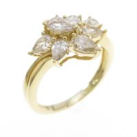 K18YG ダイヤモンドリング