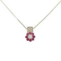K18YG ダイヤモンドネックレス 0．308ct・E・SI1・GOOD