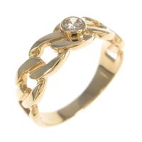 K18YG ダイヤモンドリング