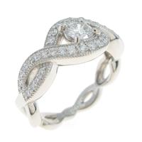 プラチナダイヤモンドリング 0．239ct・E・SI1・VG5％引き