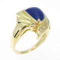 K18YG ラピスラズリリング