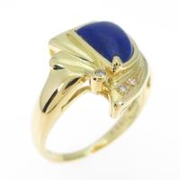 K18YG ラピスラズリリング