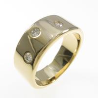 K18YG ダイヤモンドリング