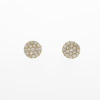 K18YG ダイヤモンドピアス