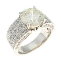 プラチナダイヤモンドリング 3．227ct・M・I1・GOOD