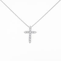 【リメイク】PT クロス ダイヤモンドネックレス